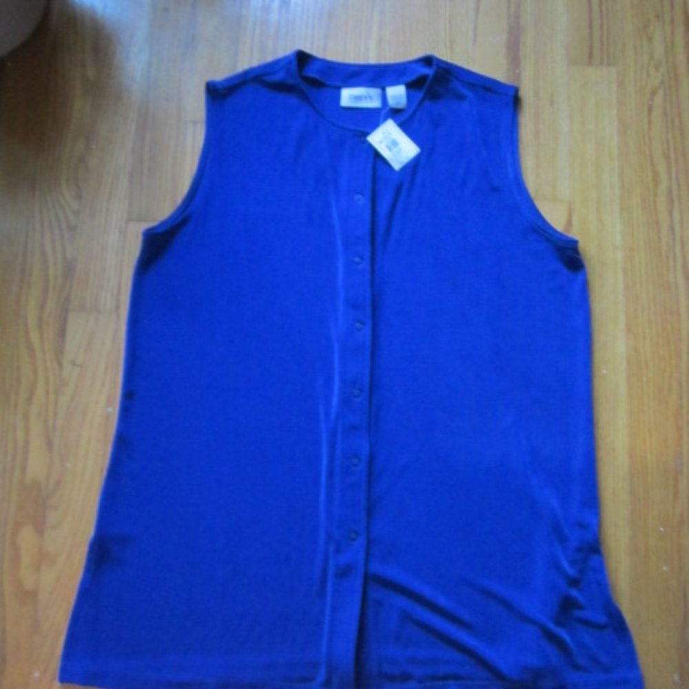 CHICO'S TRAVELERS VEST NWT ~ SIZE 2